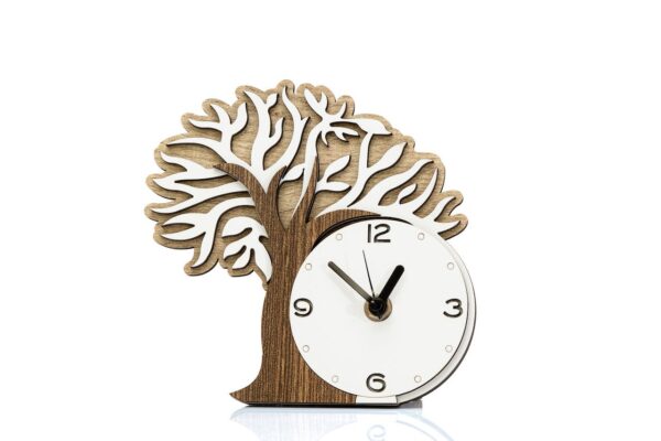 Orologio in legno con albero della vita Cuorematto D6755