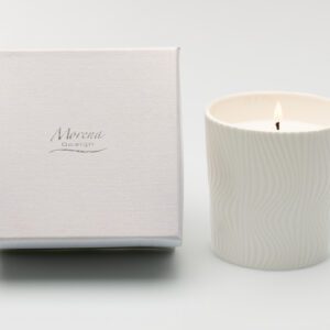 Vasetto in porcellana con candela Morena Design D8605
